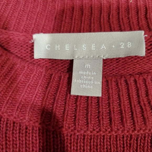 Chelsea 28 High/Low Crewneck Sweater SZ Med - Picture 6 of 8